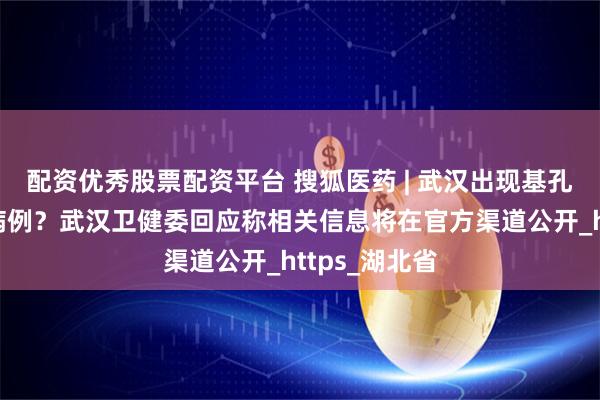 配资优秀股票配资平台 搜狐医药 | 武汉出现基孔肯雅热输入病例？武汉卫健委回应称相关信息将在官方渠道公开_https_湖北省